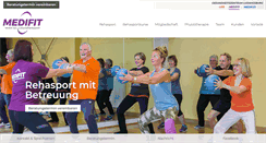 Desktop Screenshot of medifit-ludwigsburg.net